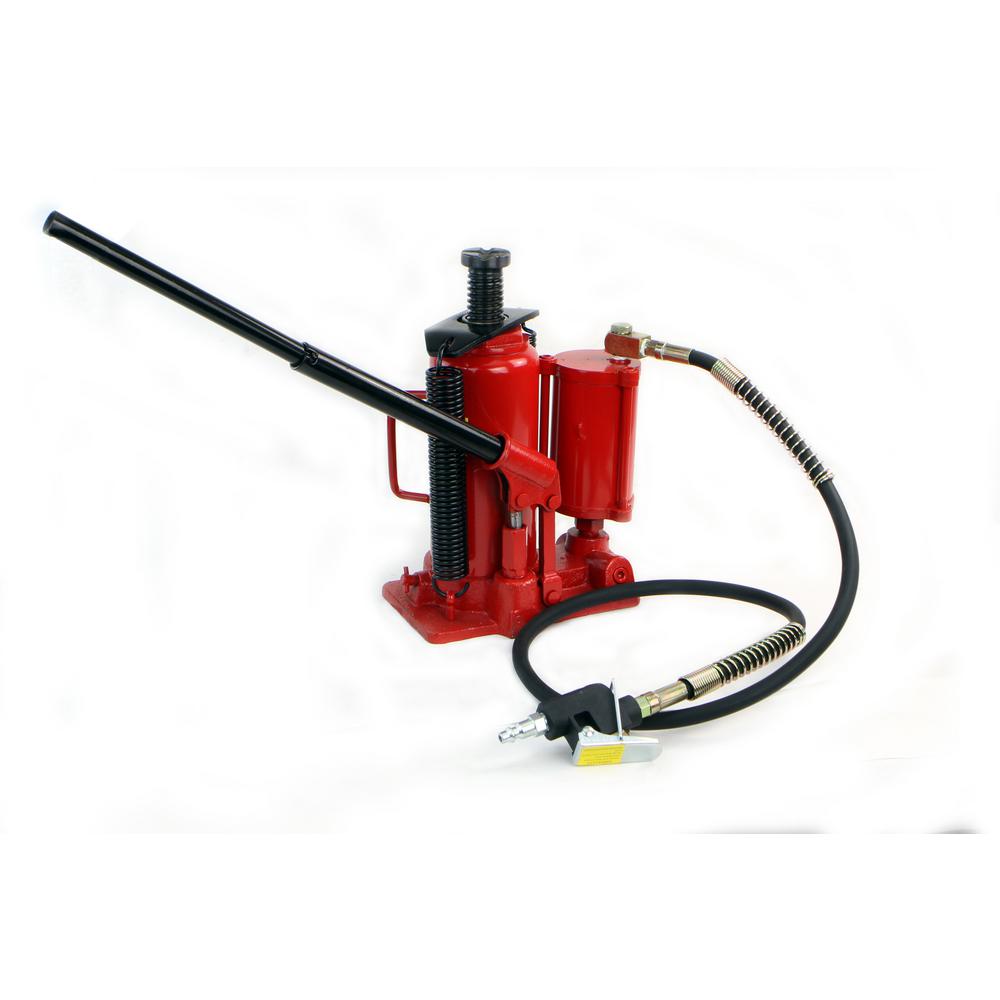 Xtremepower US 12Ton Air Hydraulic Bottle Jack Manual Lifts Hoist