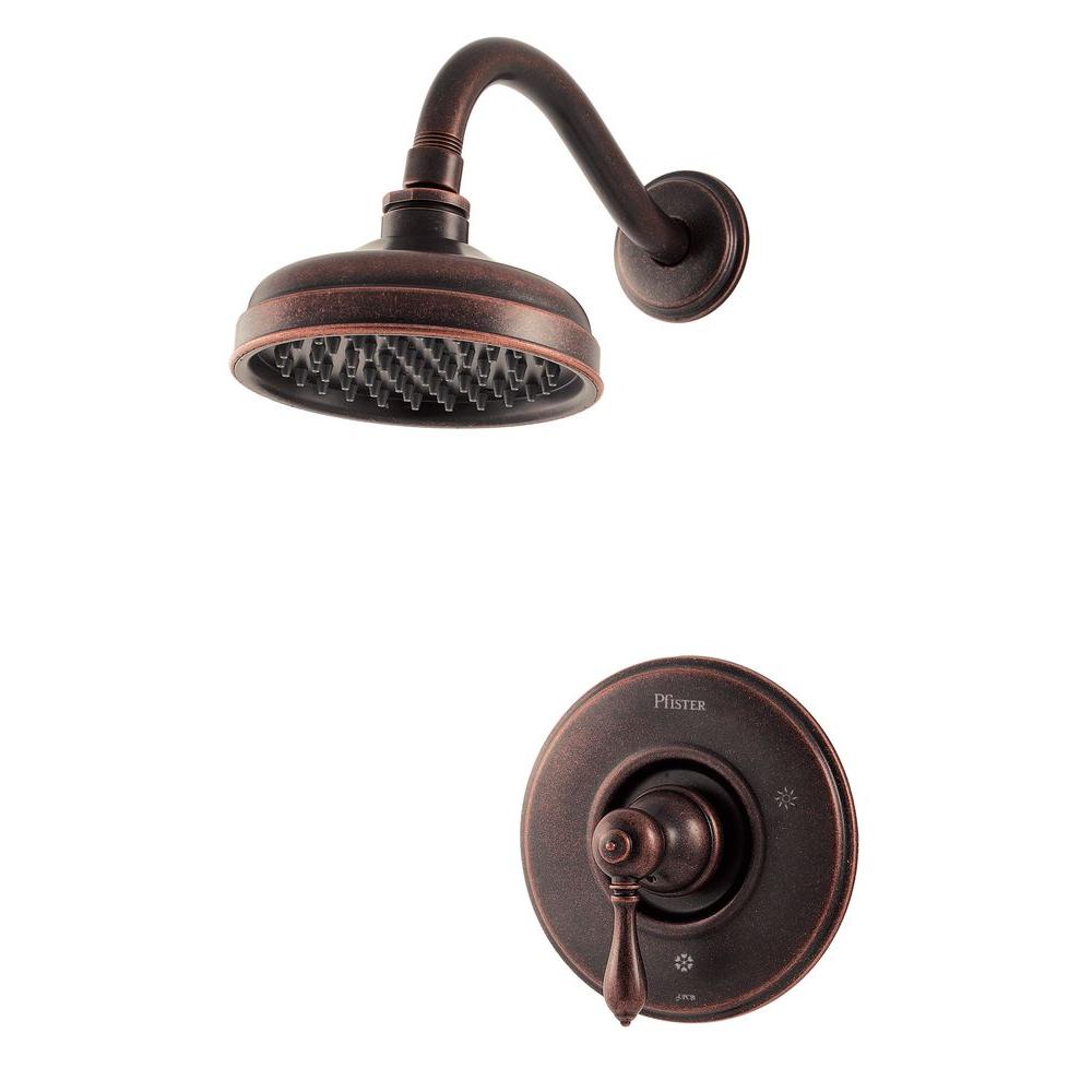 Pfister Marielle Single-Handle Shower Faucet Trim Kit in Rustic Bronze ...