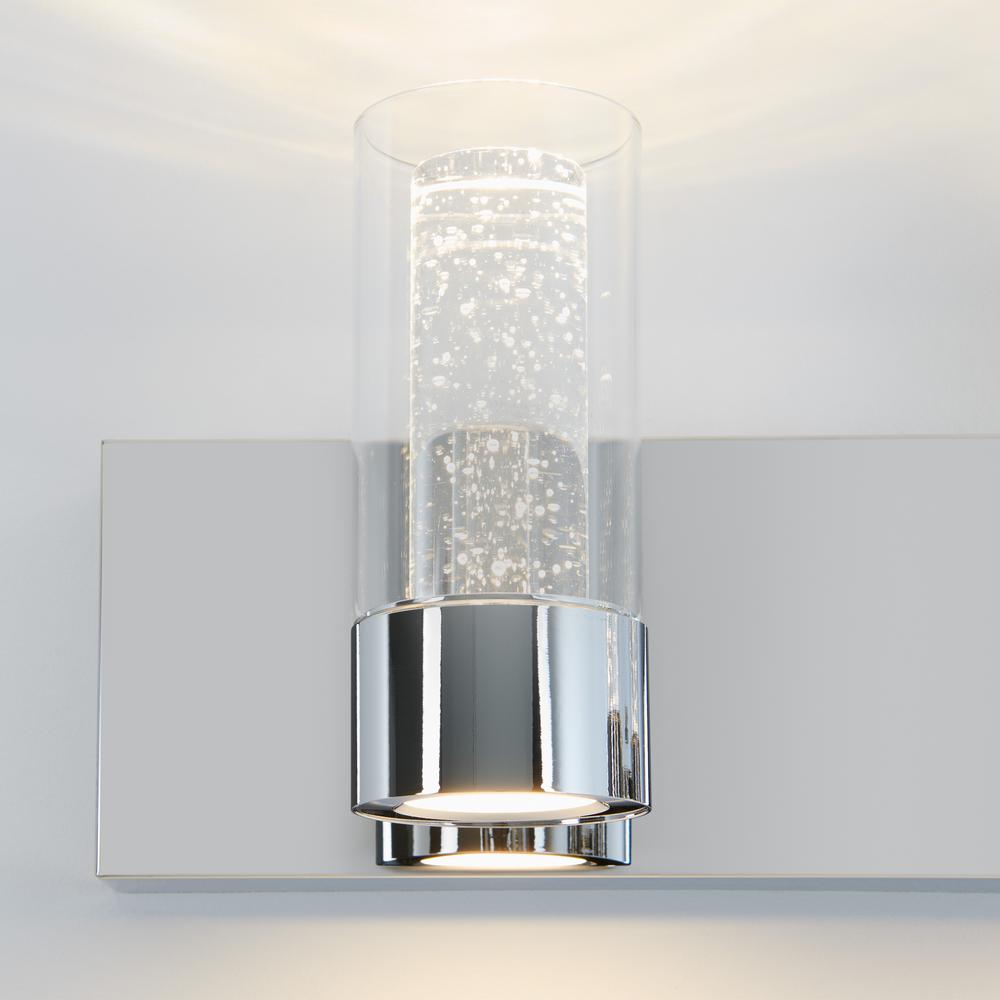 Artika Essence 15.9 in Chrome LED Vanity Light Bar with Bubble Glass New