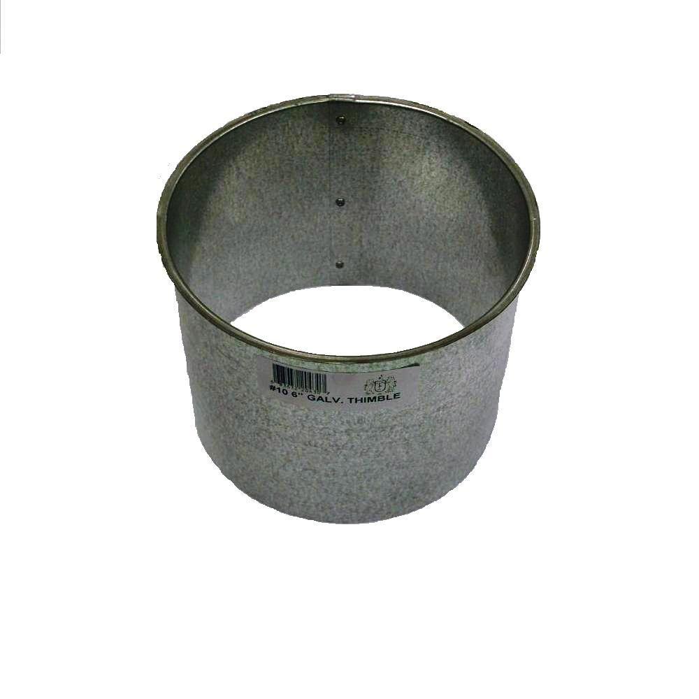 Francer 6 in. Smoke Pipe Wall Thimble-6SPTHM - The Home Depot