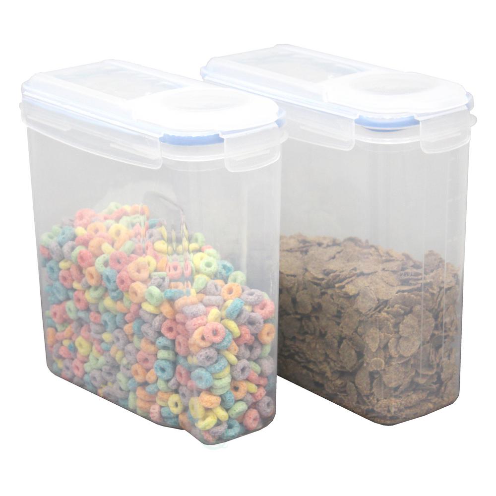 Basicwise Small BPA-Free Plastic Food Containers with Airtight Spout