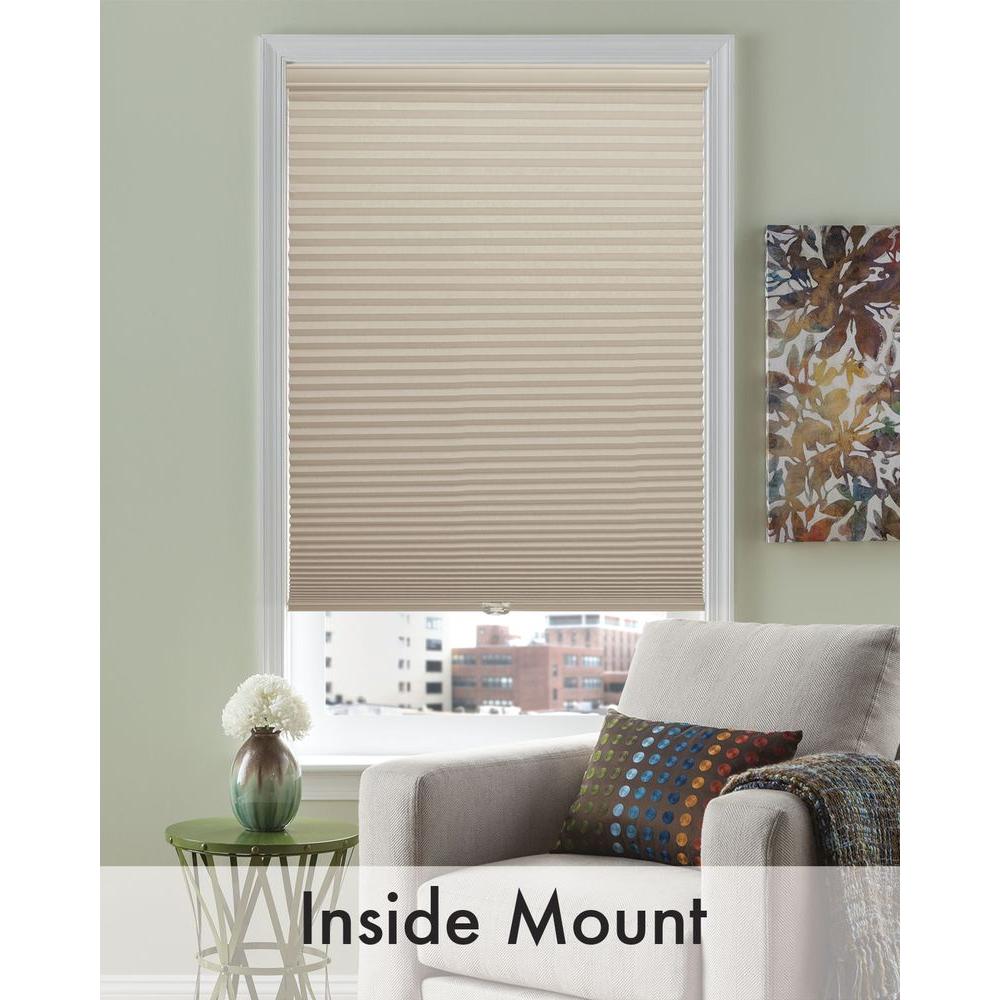 Bali Cut-to-Size 71.5 in. W x 72 in. L Wheat Horizontal Cellular Shade ...