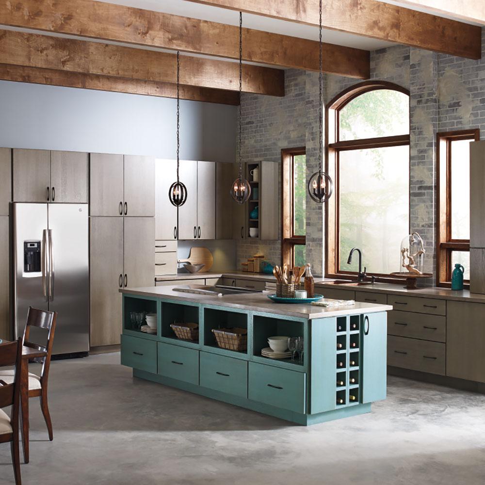 Thomasville Artisan Custom Kitchen Cabinets Shown In Industrial