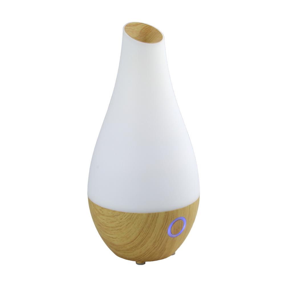 Comfort Zone 3 55 Fl Oz Ultrasonic Aroma Essential Oil Diffuser With Soothing Cool Mist And Led Features Czad10 The Home Depot