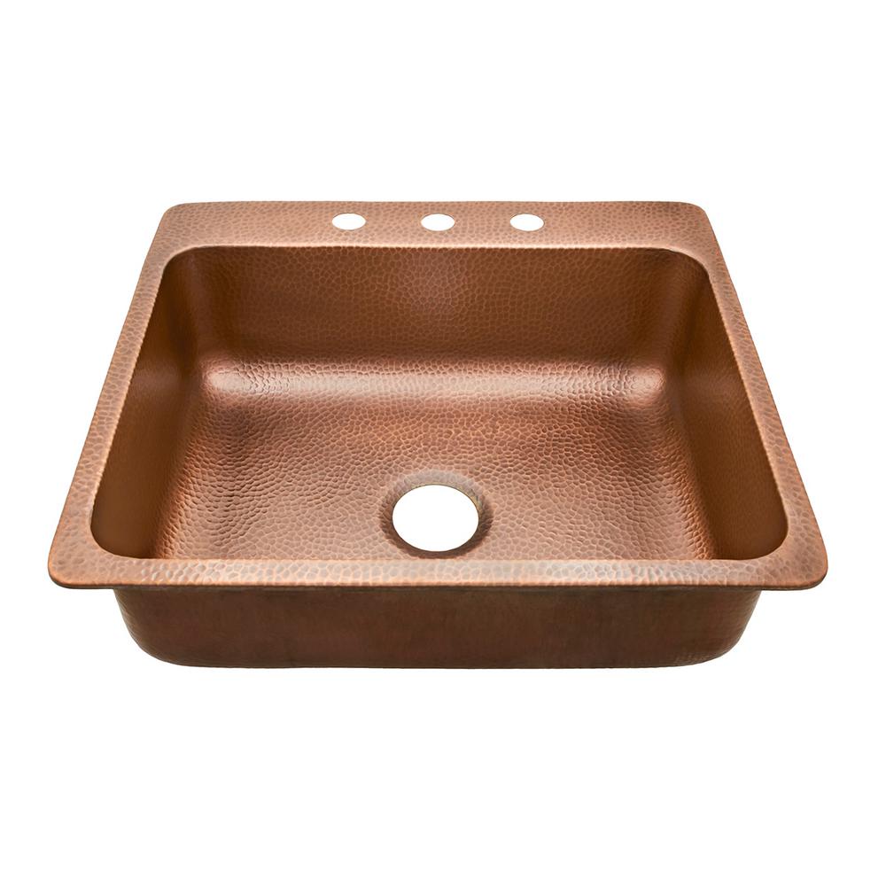 Copper Kitchen Sinks By Sinkology Farmhouse Drop In