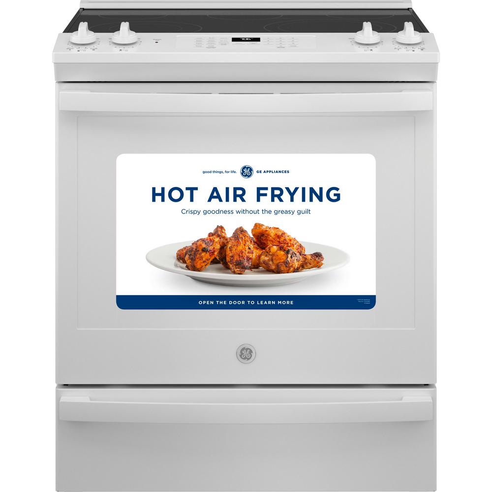 GE 30 in. 5.3 cu. ft. SlideIn Electric Range with SelfCleaning
