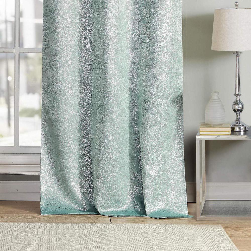 Duck River Maddie 96 In L X 38 In W Polyester Blackout Curtain Panel In Robin S Egg Blue 2 Pack