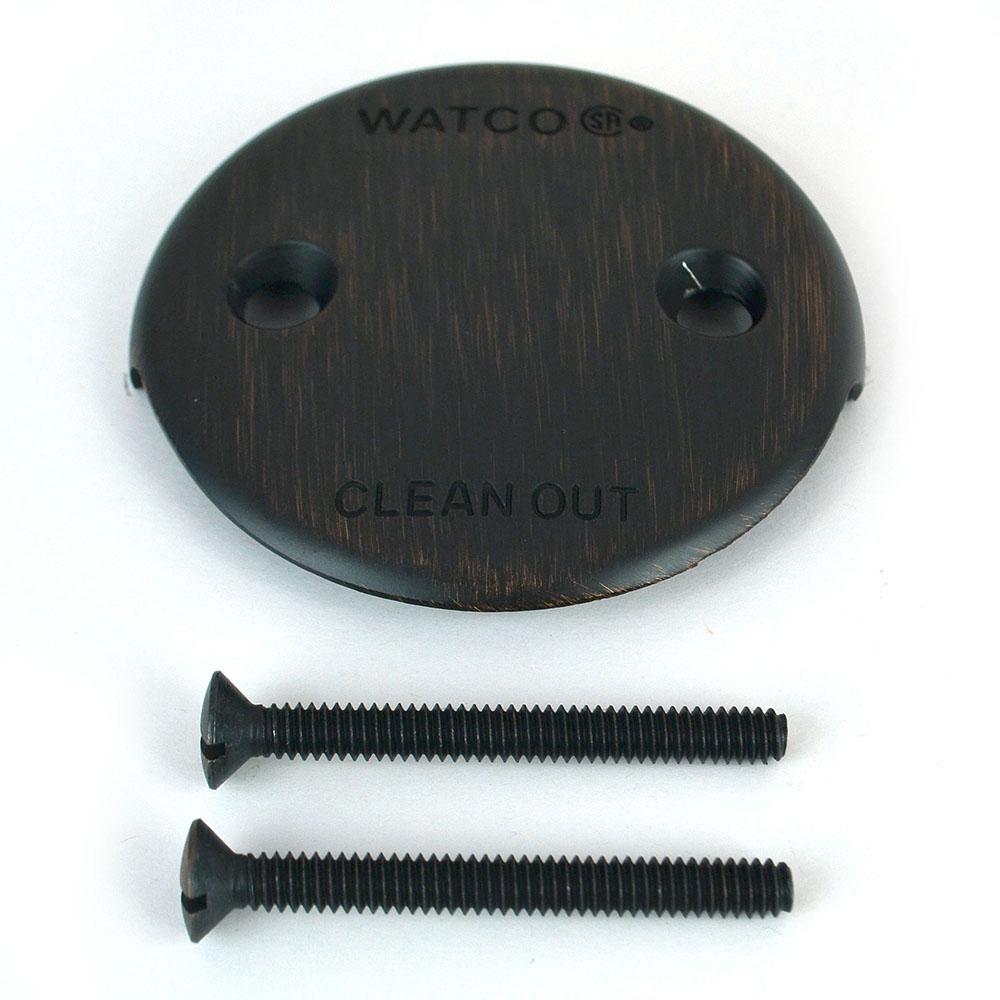 Watco TwoHole Bathtub Overflow Plate Includes Overflow and Screw in