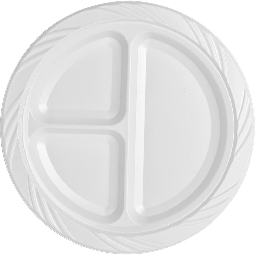 Genuine Joe 6 In Round Black Plastic Plates Gjo10427 The Home Depot Round Black Plastic Plates
