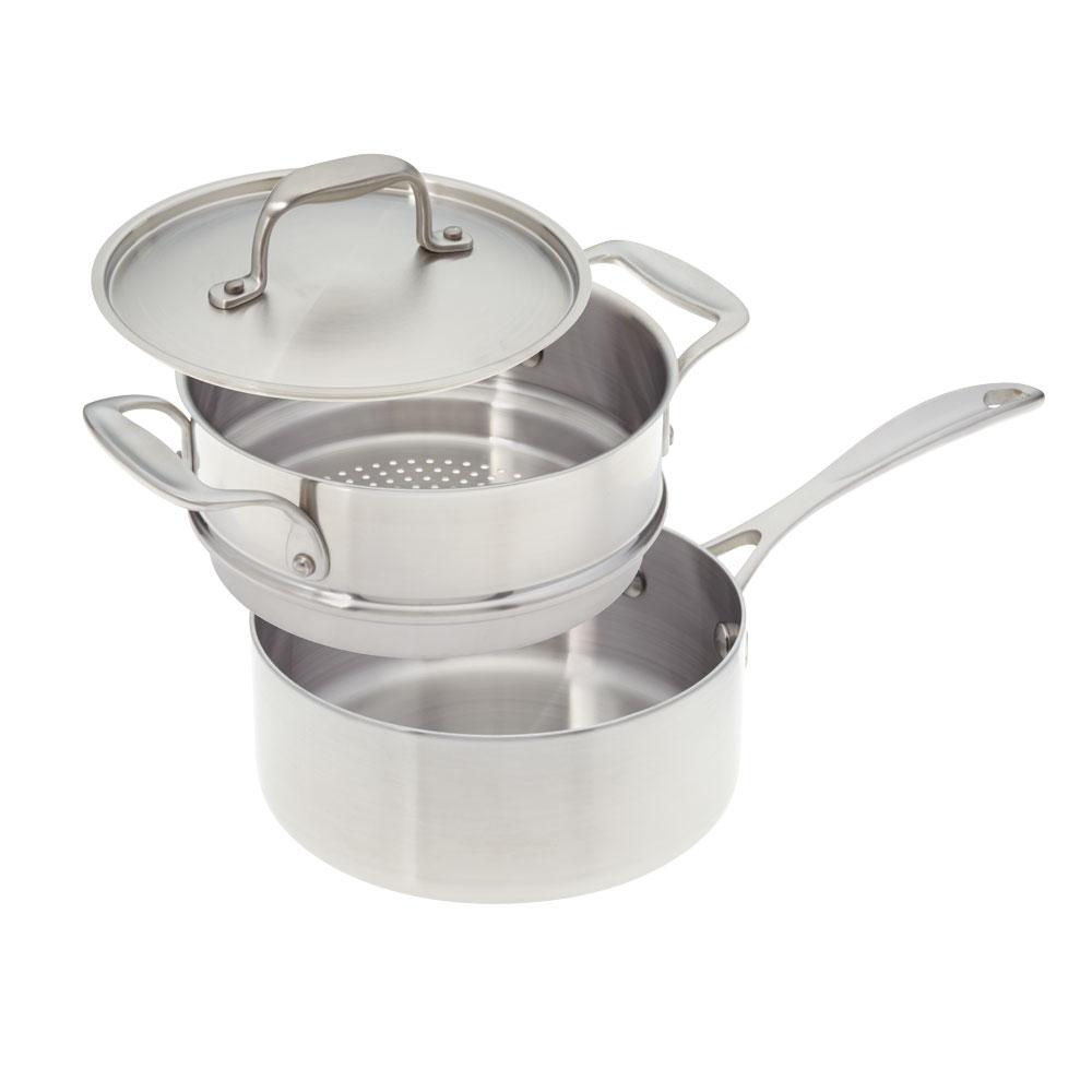saucepan sets with steamer