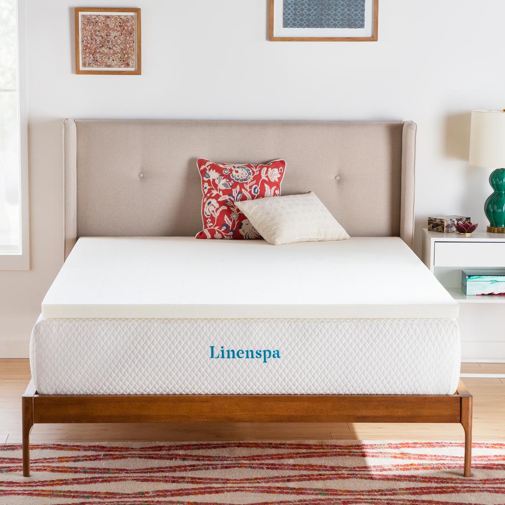 Linenspa Essentials 2 in. Twin XL ActiveRelief Memory Foam Mattress
