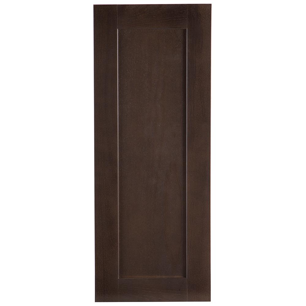 Hampton Bay 0.625x35.375x11 in. Hampton Wall Cabinet Decorative End ...