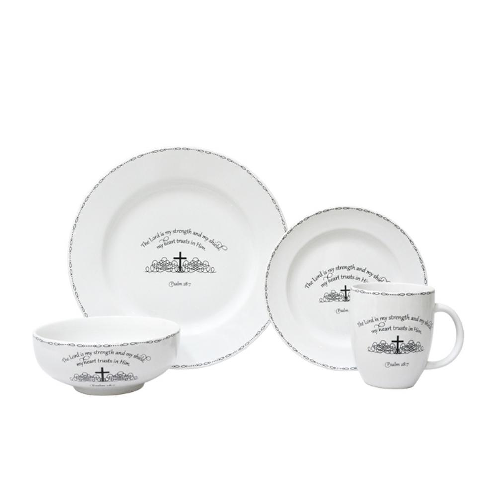 UPC 727870000069 product image for Table Graces 16-Piece Dinnerware Set, White | upcitemdb.com