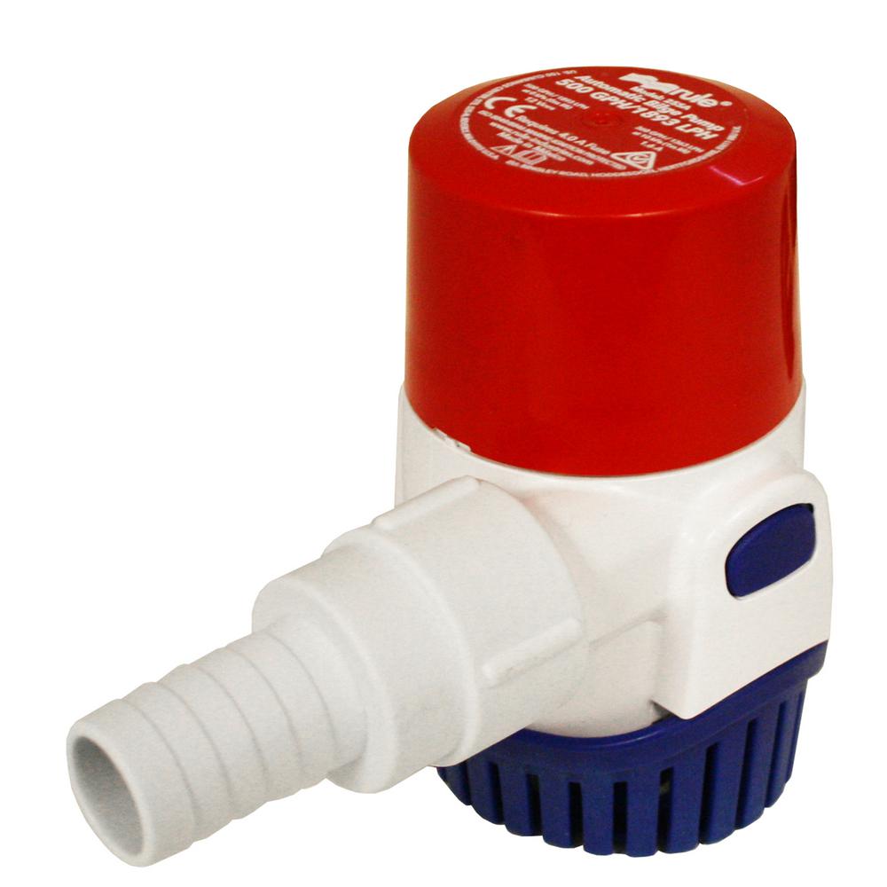 Rule 0.016HP Submersible 12-Volt Automatic Bilge Pump by Rule