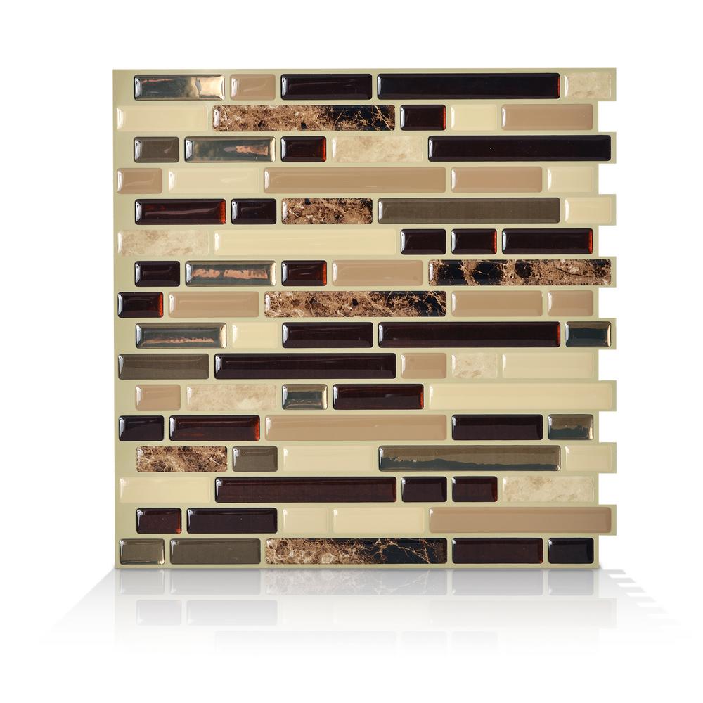 Smart Tiles Bellagio Multi 10 06 In W X H L And Stick Smart Tiles