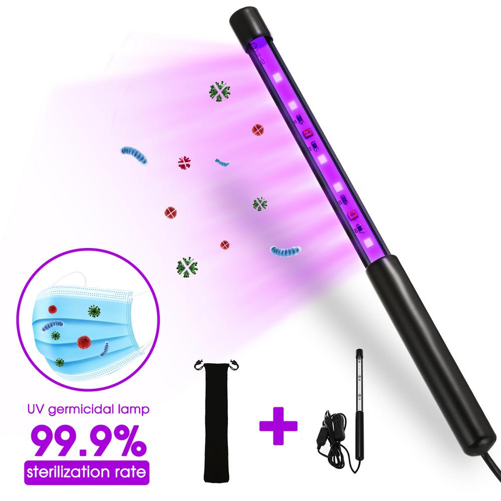 Feit Electric 6 Watt Portable Uv Disinfecting Sanitizing Wand Uvc 270 280 Nm Sterilizing Light 1 Pack Uvc Wand 6w Led The Home Depot