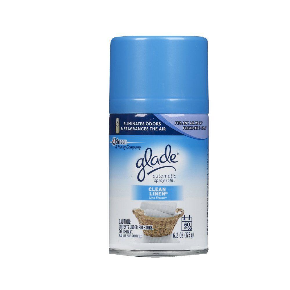Glade 6.2 oz. Clean Linen Automatic Air Freshener Spray Refill (6-Pack) by Glade