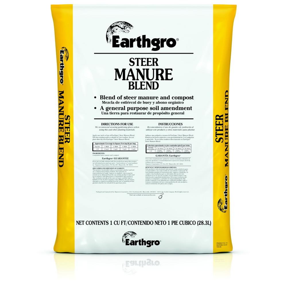 1 Cf Steer Manure Blend 71751185 The Home Depot