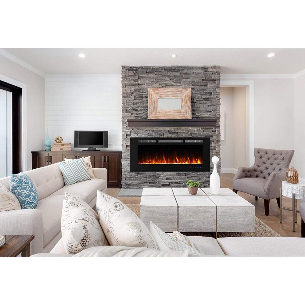 Glitzhome 50 In Recessed Wall Mounted Electric Fireplace Heater Smokeless Black With Remote Control Ef50 The Home Depot - 50 Inch Electric Fireplace Recessed Glitzhome 50 In Recessed Wall Mounted Electric Fireplace Heater Smokeless Black With Remote Control Ef50 The Home Depot - 50 Inch Electric Fireplace Recessed
