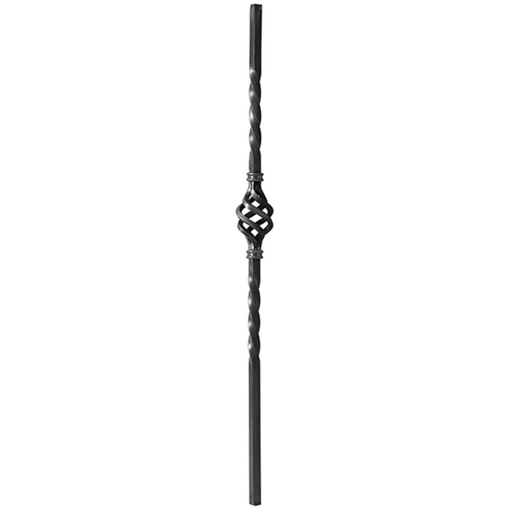 Hollow LIH-HOL2TW44 Silver Vein Double Twist Baluster