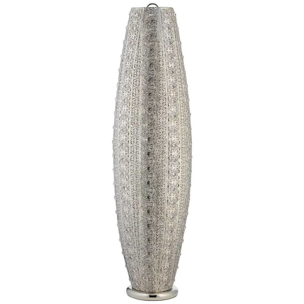 River Of Goods Patna 44 In Indoor Oversized Punched Metal 4 Light Floor Lamp 19518 The Home Depot Light Floor Lamp, Punched Tin Floor Lamps