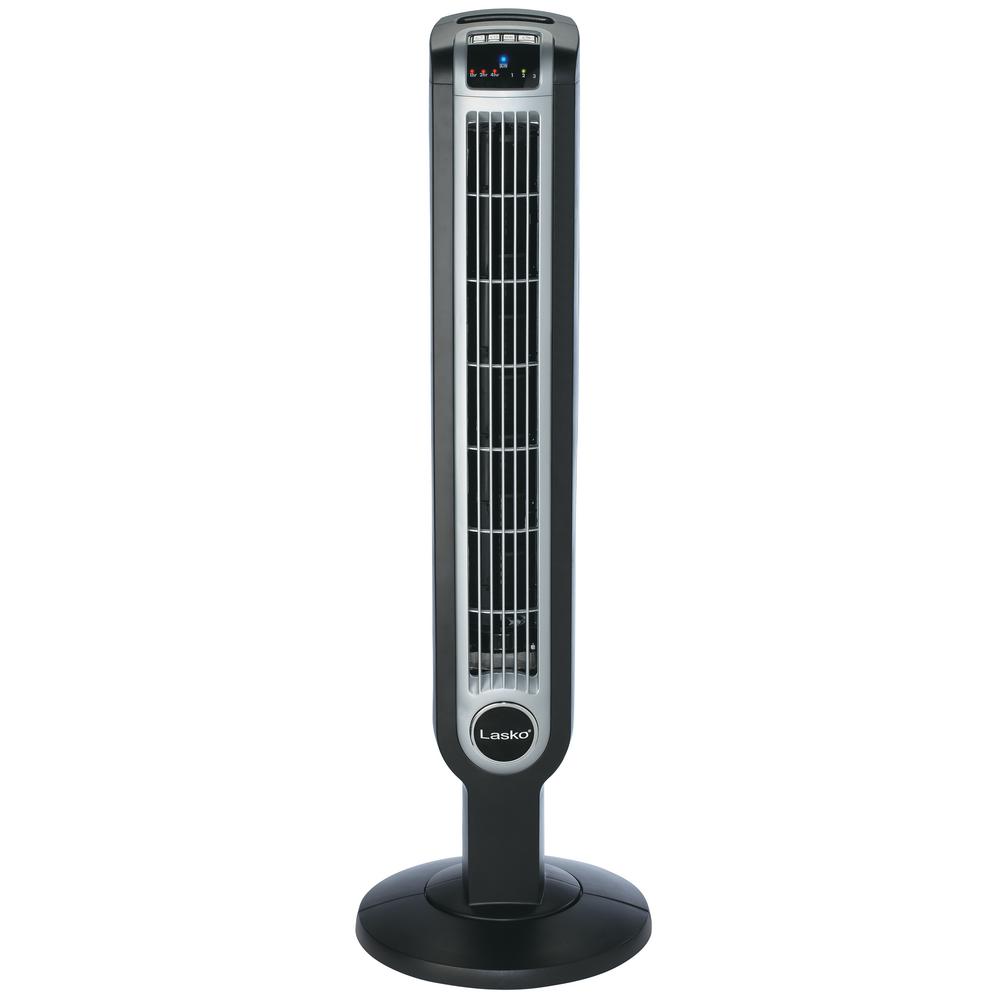 Lasko 36 in. 3-Speed Tower Fan with Remote Control-2511 - The Home Depot