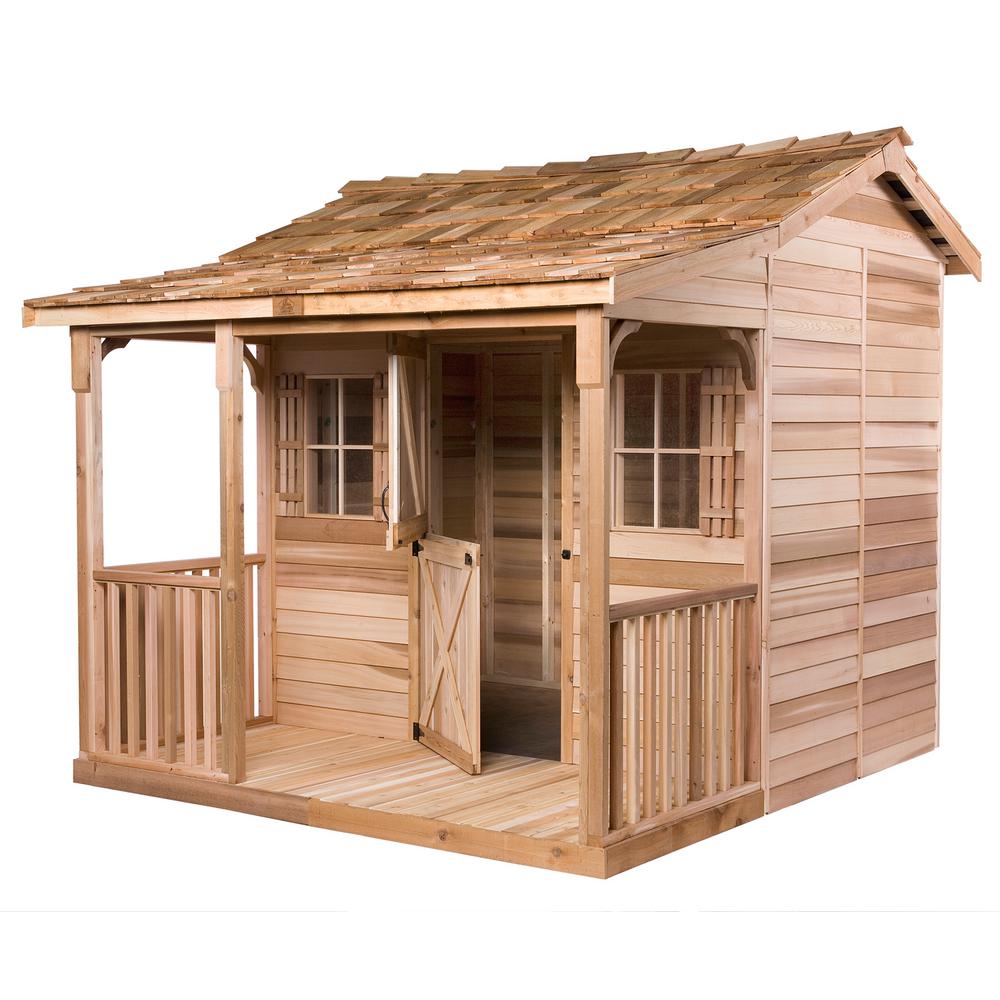 Cedarshed Bunkhouse 13 ft. x 12 ft. 10 in. Western Red Cedar Garden ...