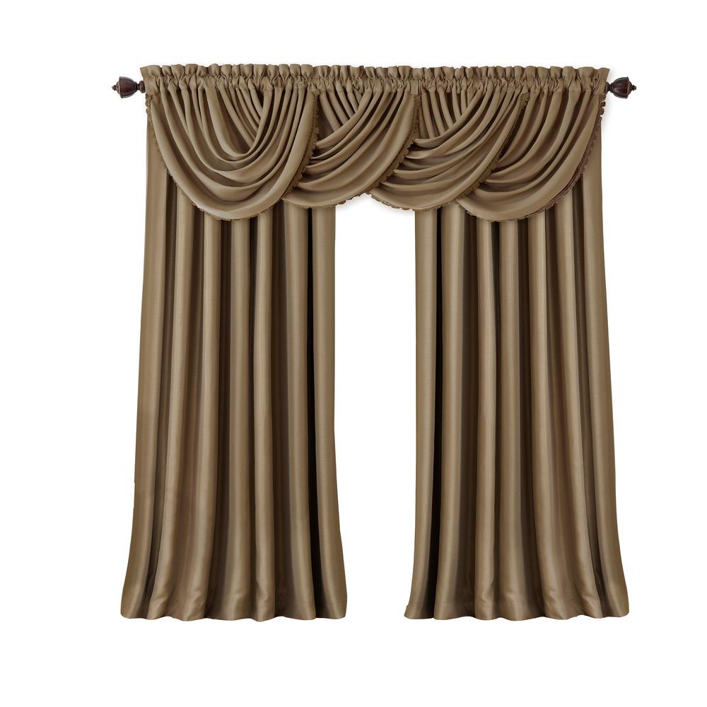 Elrene Blackout Gold Single Regal Solid Blackout Energy Efficient Room