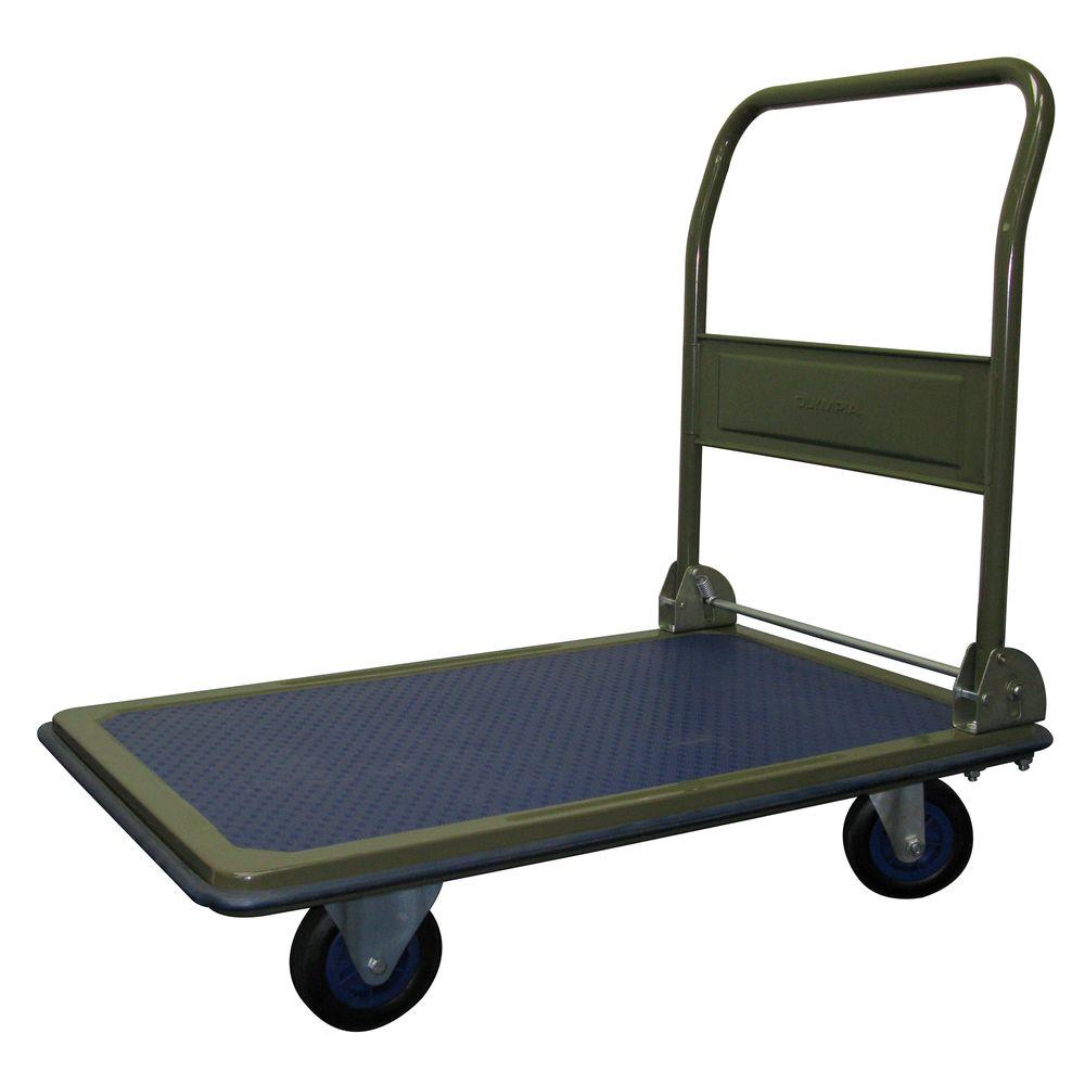 OLYMPIA Heavy Duty 600 lb Capacity Folding Platform Cart 