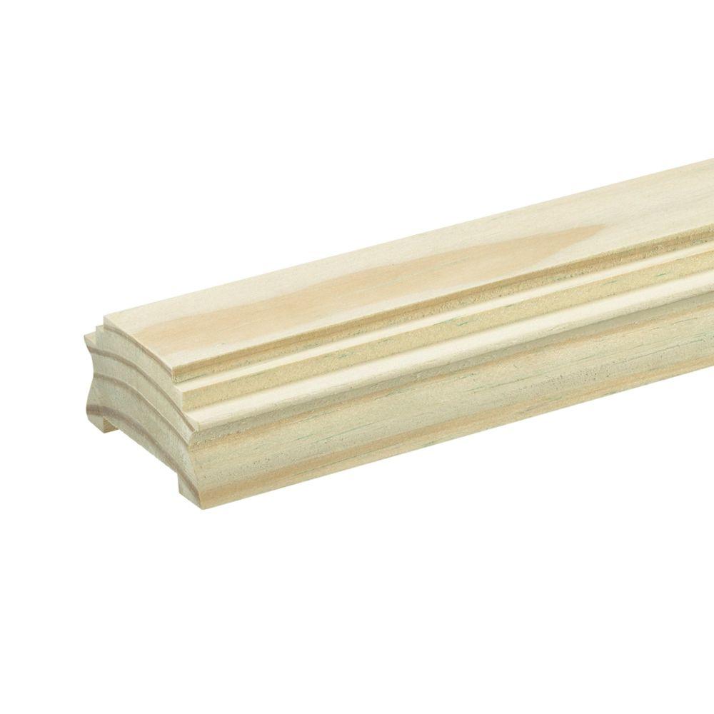 2 in. x 3 in. x 6 ft. PressureTreated Moulded Pine Rail Insert143860