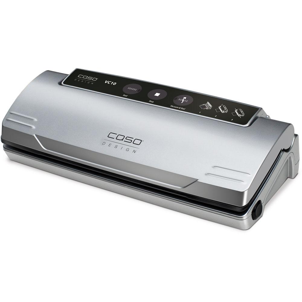VC 10 Food Vacuum Sealer, Brushed Stainless/Black