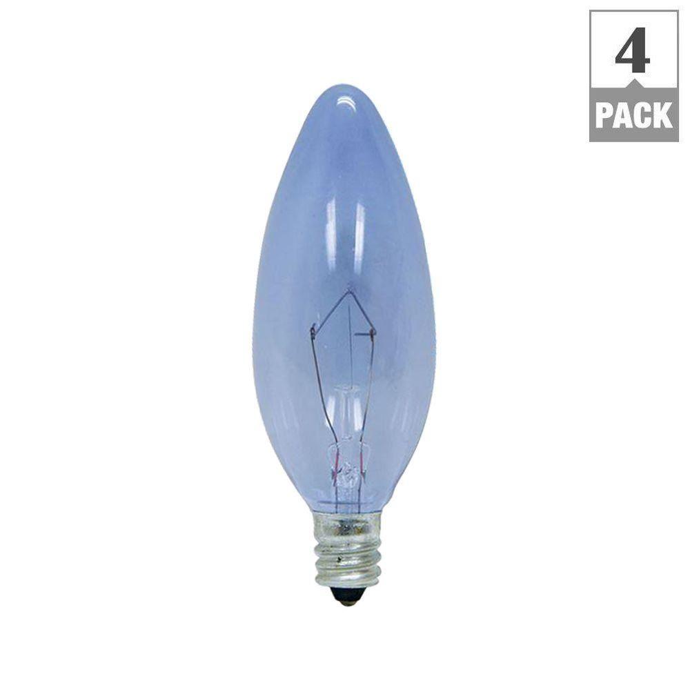 GE Reveal 60Watt Incandescent B10 Blunt Tip MultiUse Decorative Light