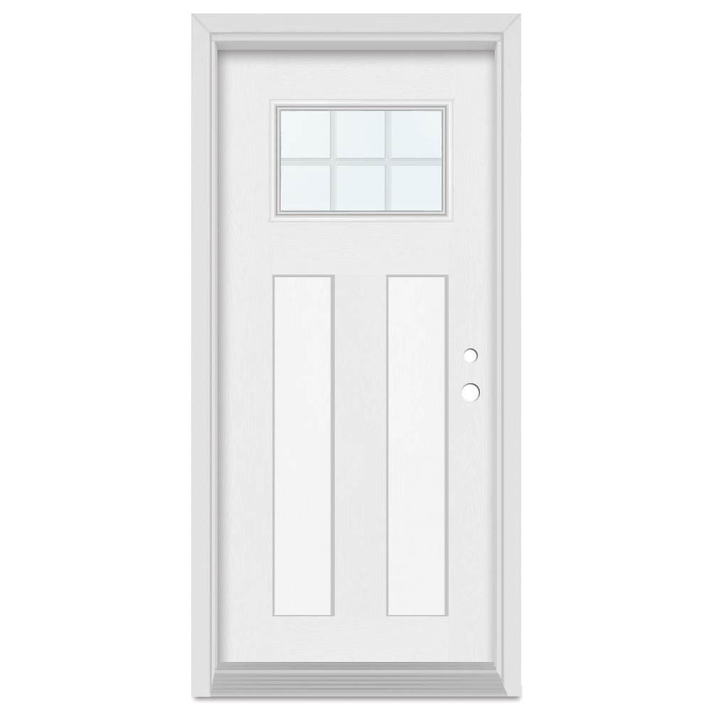 Stanley Doors 37 375 In X 83 Infinity Left Hand Craftsman Finished Fiberglass Gany Woodgrain Prehung Front Door Brickmould Infinity Left Hand Craftsman Finished Fiberglass Gany Woodgrain Prehung Front Door Brickmould