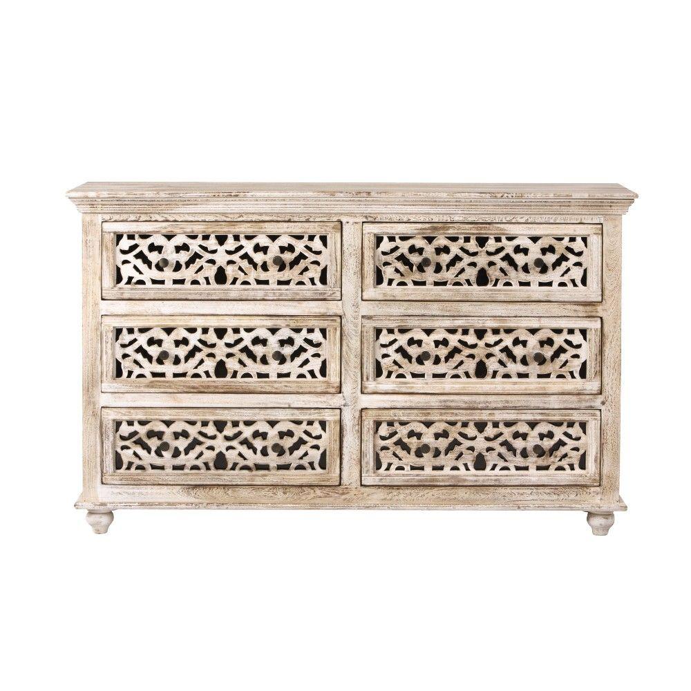  Home  Decorators  Collection  Maharaja 6 Drawer Sandblast 