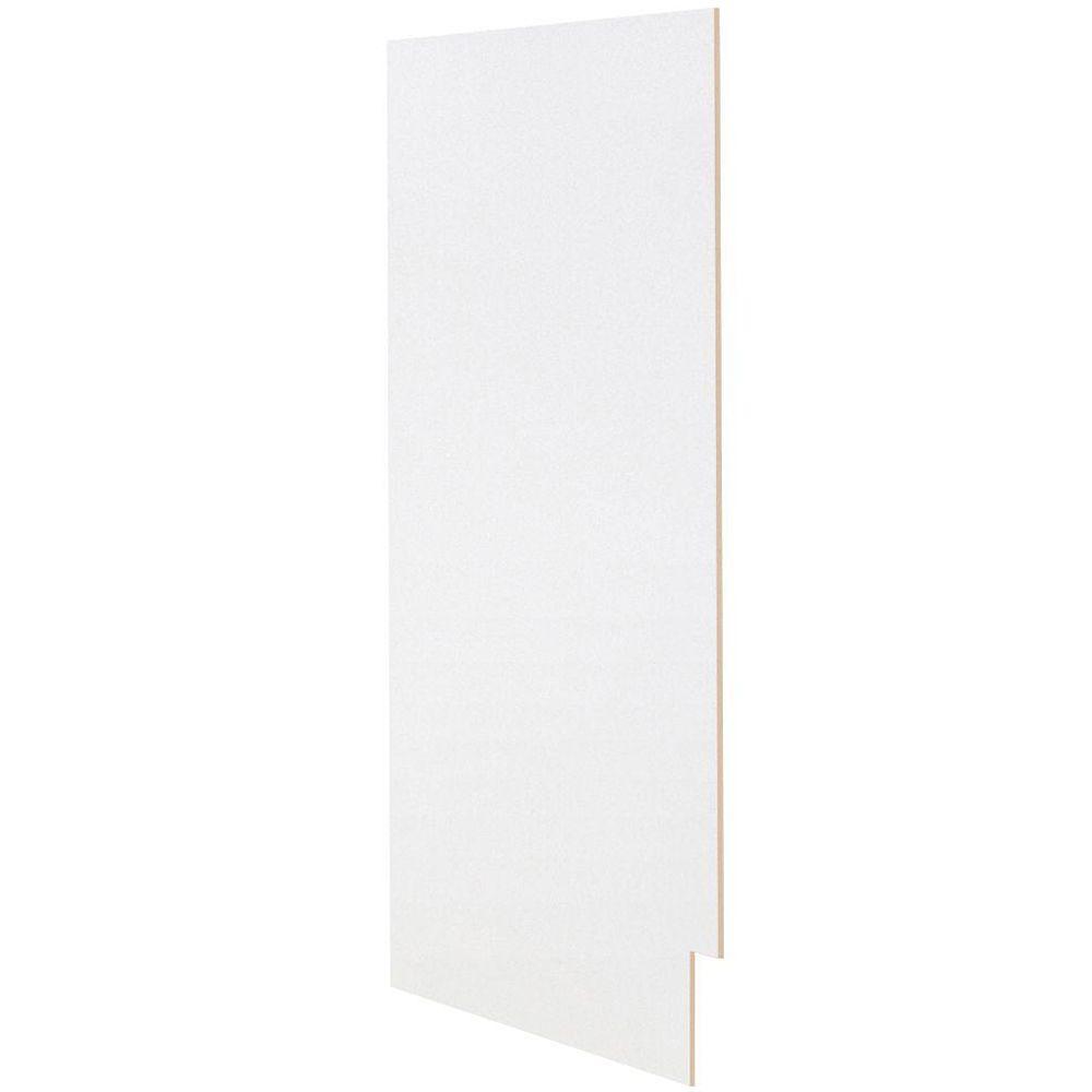 Hampton Bay 0.25x30x12 in. Matching Wall End Panel in Satin