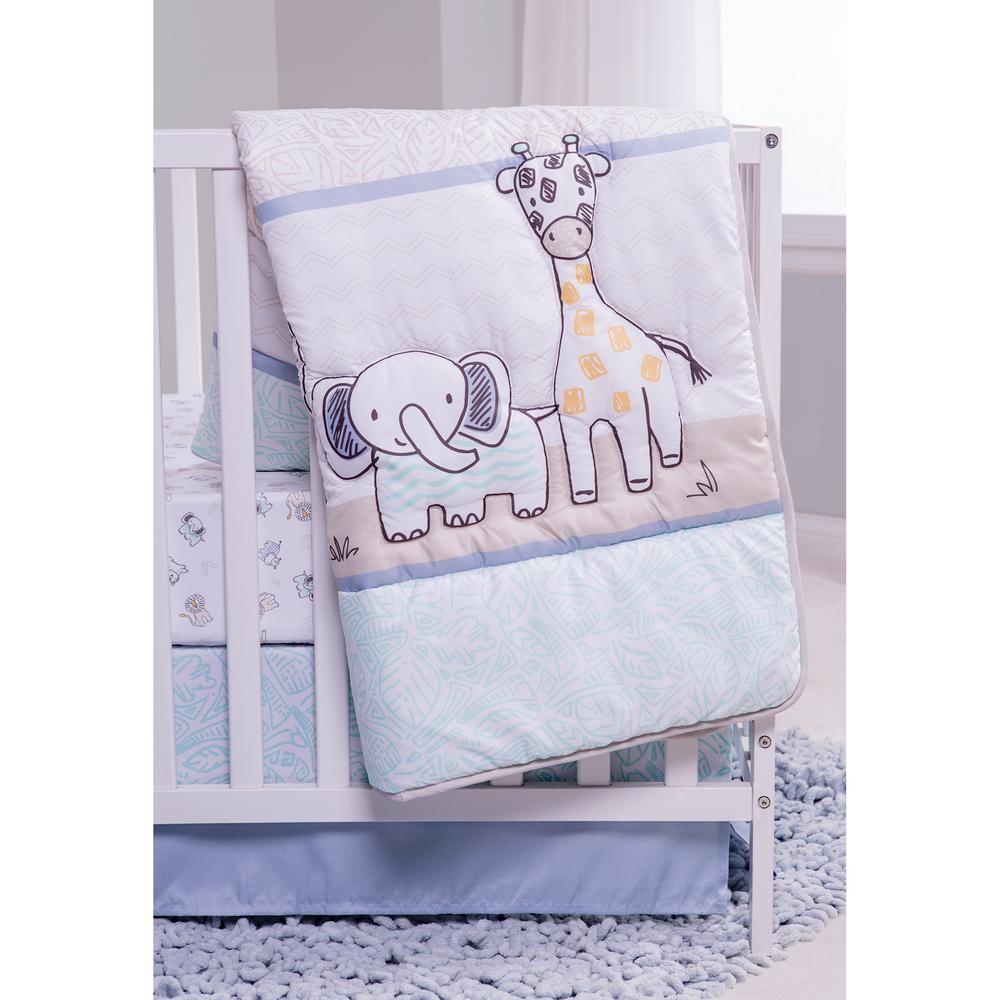 Koala Baby 4 Piece Safari Crib Bedding Set