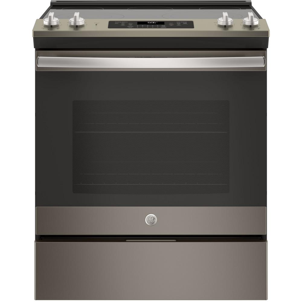 Ge 5 3 Cu Ft Slide In Electric Range With Self Cleaning Oven This Review Is From 5 3 Cu Ft Slide In Electric Range With Self Cleaning Oven Slate Fingerprint Resistant