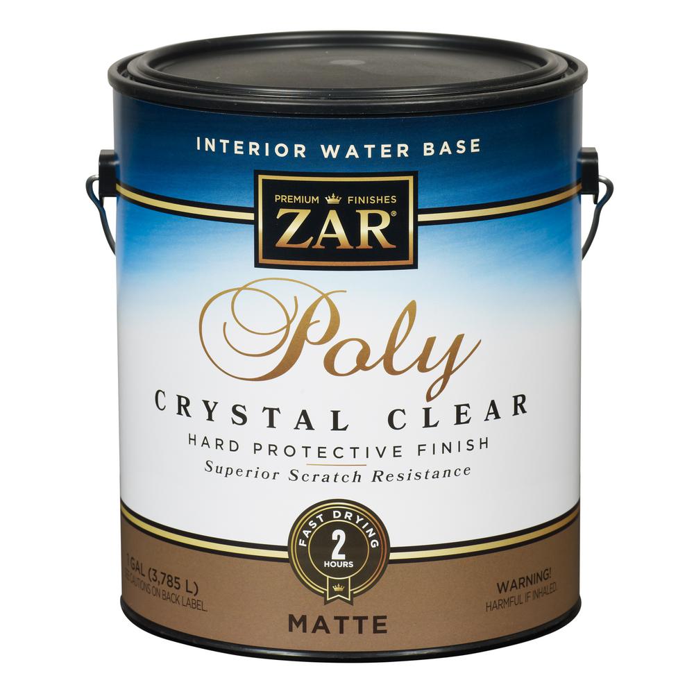 Zar 344 1g Matte Crystal Clear Water Based Polyurethane 209117