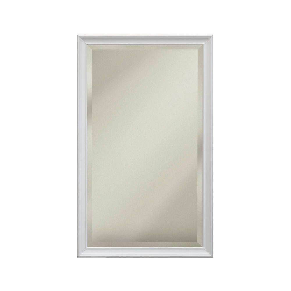 Jensen Studio V 15 In W X 25 In H X 5 In D Framed Stainless Recessed Surface Mount Bathroom Medicine Cabinet In Gloss S568n244sswhpx The Home Depot