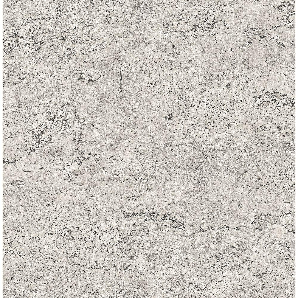 Brewster Taupe Concrete Rough Industrial Wallpaper-2701-22313 - The