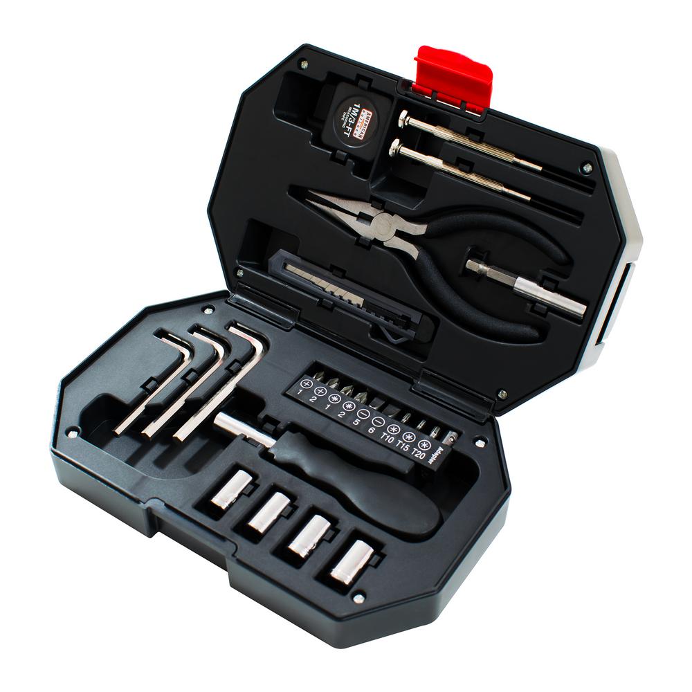 Homeowners Tool Sets Hand The Home Depot Plastic Storage Home Owner Tool Set 26 Piece