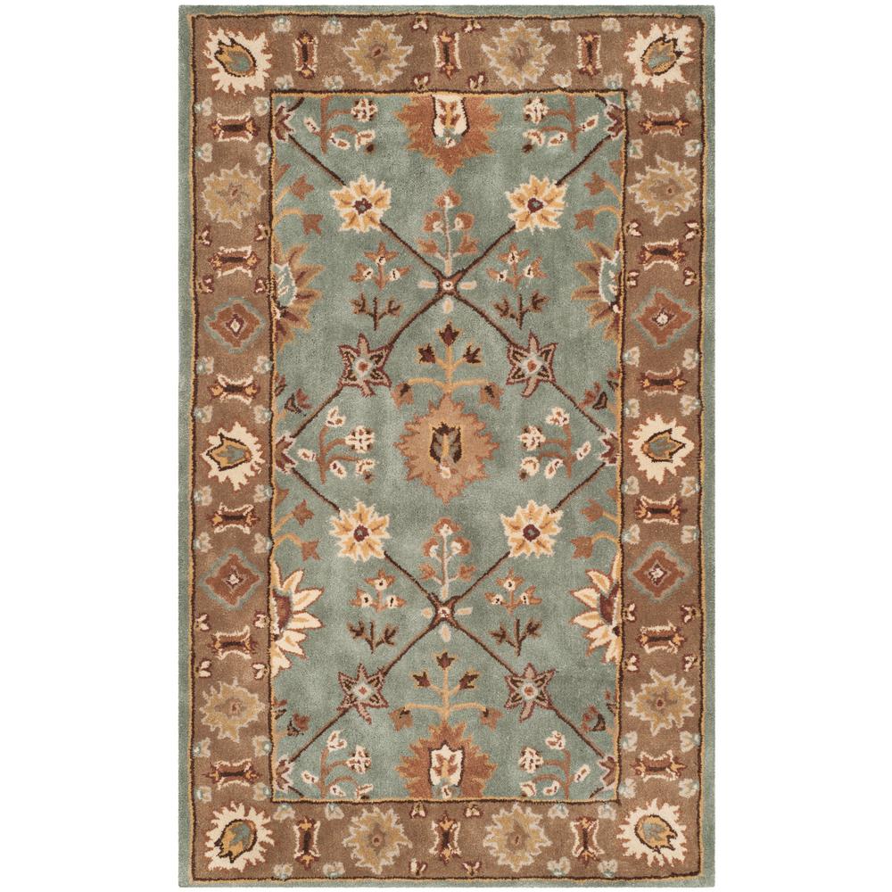 Safavieh Total Performance Blue/Taupe 2 ft. x 9 ft. Runner RugTLP723A