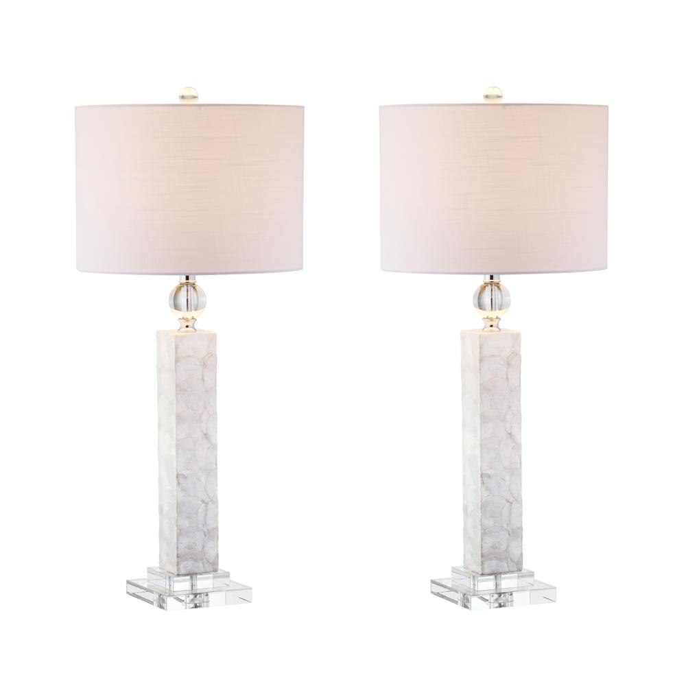 white table lamp set