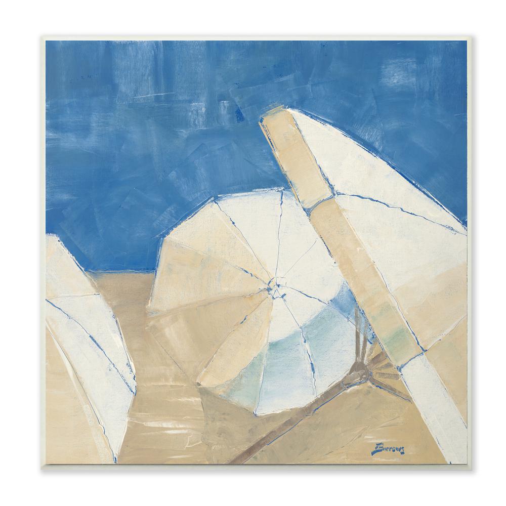 The Stupell Home Decor Collection 12 In X 12 In Umbrellas And A