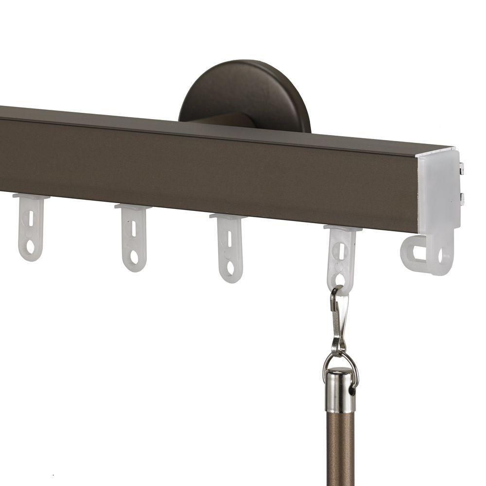 Art Decor Nexgen NonTelescoping 120 in. Aluminum Traverse Rod in