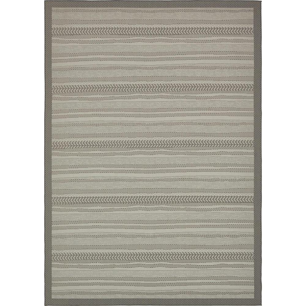 Unique Loom Outdoor Lines Gray 8 Ft X 11 4 In Area Rug Unique Loom Outdoor Lines Gray 8 Ft X 11 4 In Area Rug