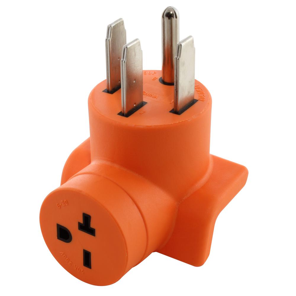 outlet adapter 2 prong for Outlet Range/Generator Adapter HVAC/Power WORKS 50P 14 Amp to Tool and Plug Prong AC 4 15/20 to