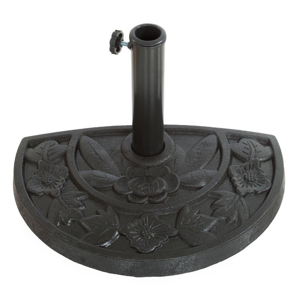 Pure Garden 22.5 lb. Resin Patio Umbrella Base in BlackM150056 The