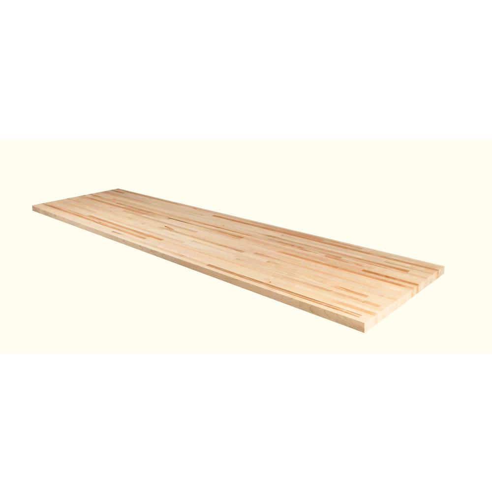 6 Ft L X 3 Ft D X 1 5 In T Island Butcher Block Countertop In