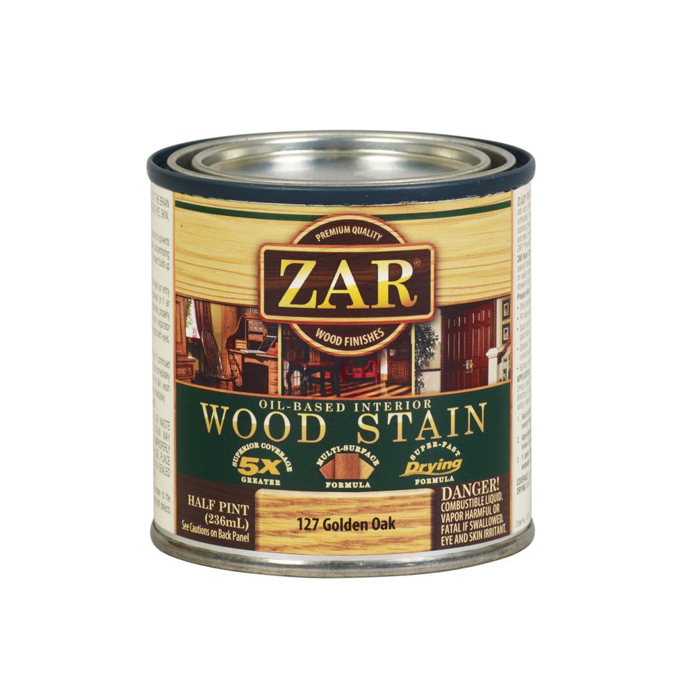 ZAR 127 8 oz. Golden Oak Wood Interior Stain (2-Pack ...